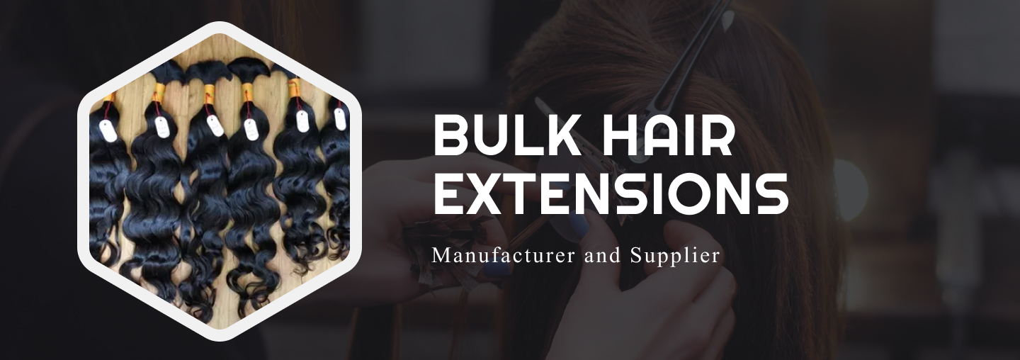 Bulk hair extension supply